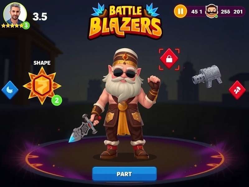 Battle Blazers Glory Quest Gameplay Screenshot